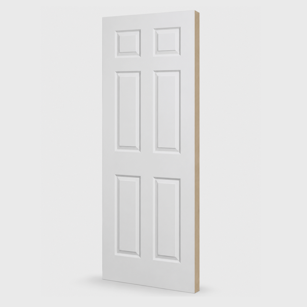 PUERTA HDF 6 PANELES 80X200